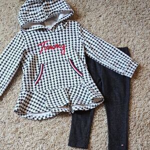 Tommy Hilfiger Houndstooth Set with Logo